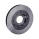 R&Ouml;HM Short-cone flange, external diameter 400, short cone 6, ISO 702-3 - Centering flange (standardized tool parts, tool and die, other) - 3