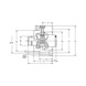 R&Ouml;HM Mounting flange with HSK-C mounting clamping set, nominal size 40 - Cutting machine tool (accessories, additional equipment, other) - 1