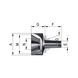 R&Ouml;HM Interchangeable inserts for rotating centring tips, size 110, B - Drill bit (other) - 2