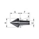 R&Ouml;HM Replaceable inserts for rotating centring tips, size 114, 60 degrees - Drill bit (other) - 1