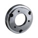 R&Ouml;HM Steel intermediate flange with cylindrical mounting for three-jaw chucks, spindle head size 6, size 160 - Centering flange (standardized tool parts, tool and die, other) - 2
