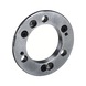 R&Ouml;HM Steel intermediate flange with cylindrical mounting for three-jaw chucks, spindle head size 6, size 160 - Centering flange (standardized tool parts, tool and die, other) - 3