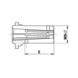 R&Ouml;HM Clamping sleeve, minimum diameter 8.5, version B – standard version - Clamping sleeve, cylindrical - 2