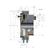 R&Ouml;HM LVE125 front-end chuck, through-type, pressure 10 bar, cylindrical centring mount - Lathe tip, arbor, chuck (machine tool) - 2
