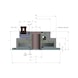 R&Ouml;HM Stationary vice SSP, size 315, pneumatic 3-jaw - Lathe tip, arbor, chuck (machine tool) - 2