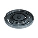R&Ouml;HM Universal swivel plate, size 3, with T-slot bolts and nuts - Rotary disc for bench-vice - 2