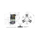R&Ouml;HM DURO-A 210 power chuck, 60-degree pointed teeth, cylindrical shank ZA 170 - Lathe tip, arbor, chuck (machine tool) - 3