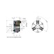 R&Ouml;HM DURO-A 135 power chuck, 60-degree pointed teeth, short taper mount 4 - Lathe tip, arbor, chuck (machine tool) - 2