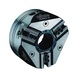 R&Ouml;HM DURO-A 135 power chuck, 90-degree tapered teeth, short taper shank 4 - Lathe tip, arbor, chuck (machine tool) - 1