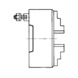 R&Ouml;HM Duro-M 100/3 flat-spiral chuck, bayonet, KK 3, base and extension jaws - Lathe tip, arbor, chuck (machine tool) - 2