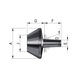 R&Ouml;HM Replaceable inserts for rotating centring tips, size 104, for hollow bodies - Drill bit (other) - 1