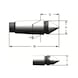 R&Ouml;HM CoK centring centre, clamping circle diameter 40–80 - Dead center (drill bit) - 2