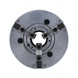 R&Ouml;HM DURO-NC 500 3-jaw power chuck, DIN 6353, central jaw release, helical teeth - Lathe tip, arbor, chuck (machine tool) - 3