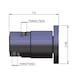 R&Ouml;HM 2-way rotary union, air/hydraulic oil - Cylinders (hydraulics, other) - 1