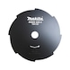 MAKITA 8-tooth impact blade, swivel blade, steel, diameter 200 mm, bore 25.4 mm 1916D4-8 - Knives and blades - 1