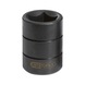 KS TOOLS 1/2 inch brake caliper socket 5-point, 19 mm - Brake caliper tools - 1