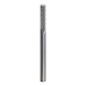 HM cylindrical burr, form A, without end teeth, 3 mm - HM cylindrical burr - 1