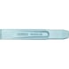Flat chisel, oval, 100x19 mm, silver - Flat chisel oval - 1