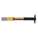 KS TOOLS Joint chisel with hand guard, octagonal, 250x25mm - Joint chisel with hand guard handle, octagonal - 1
