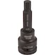 3/4 inch power bit socket hexagon socket long, 19 mm - 3/4 inch power bit socket hexagon socket - 1