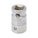 3/8 inch bit adapter socket, for 10 mm bits on hanger - 3/8 inch bit adapter - 1
