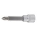 1/2 inch bit socket, long, PH4 - 1/2 inch bit socket PH - 1