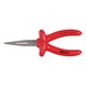 1000V flat-nose pliers, long jaws, 160 mm - Flat round pliers - 1