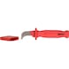 Cable knife with protective insulation and hook blade, 200 mm 117.1296 - Cable knife - 1