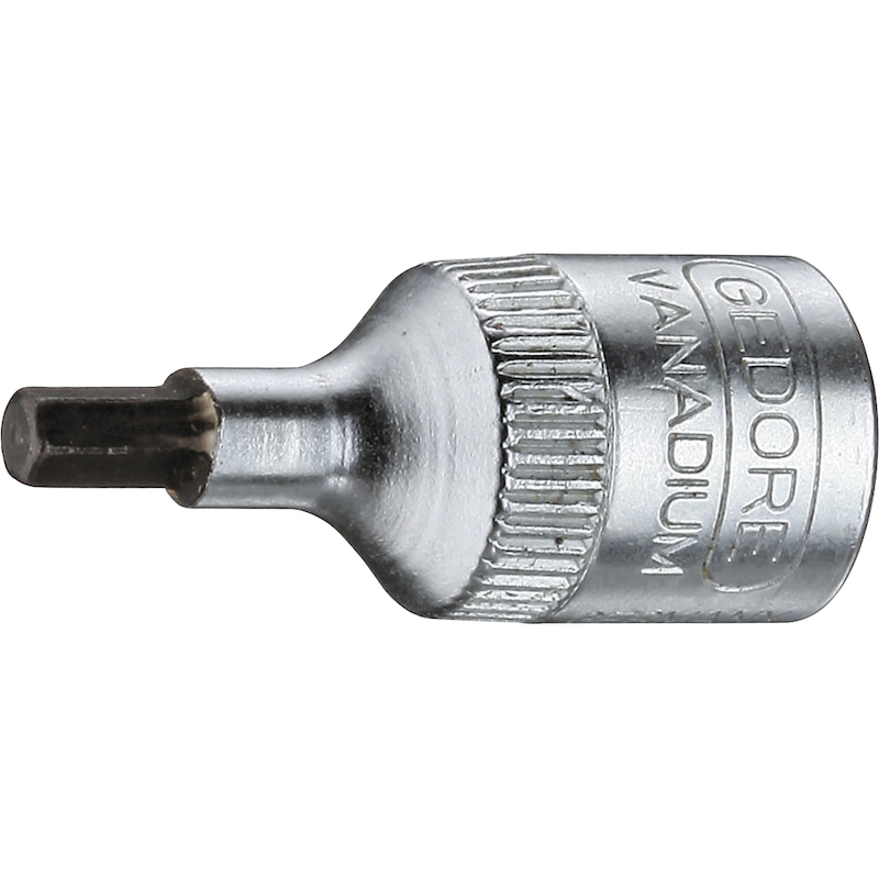 GEDORE 1/4 inch socket bit 5 mm for hexagon socket screws - screwdriver bit