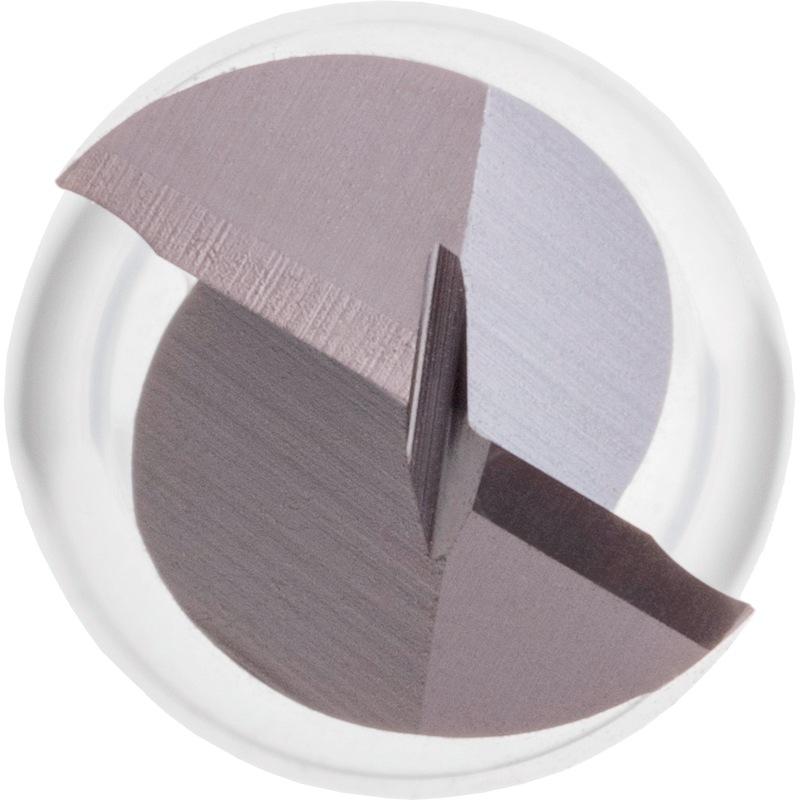 ORION SC end mill teeth=2 TiAlN diameter 8.0x16x63mm 30 degrees HA shaft - Solid carbide end mill