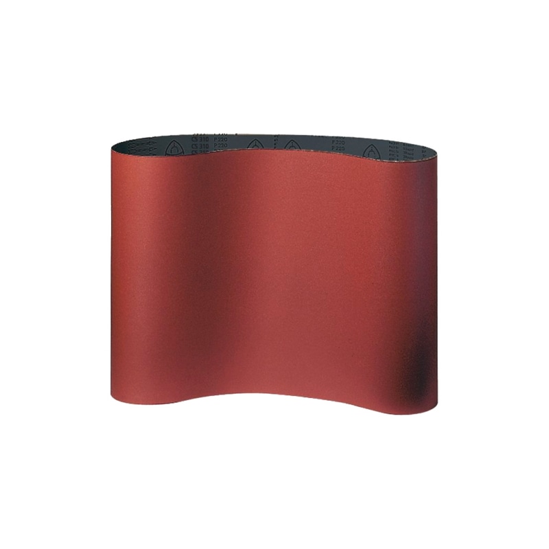 Sanding belts 150 x 2000 mm, grain size 80 - Sanding belts with fabric backing