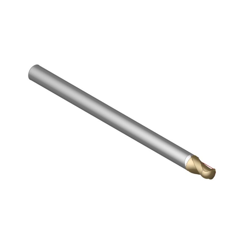 Fraise à rayon ORION SC, longue, TiAlN T2 5,0x9x75mm queue DIN6535HA - Fraise rayonnée en carbure