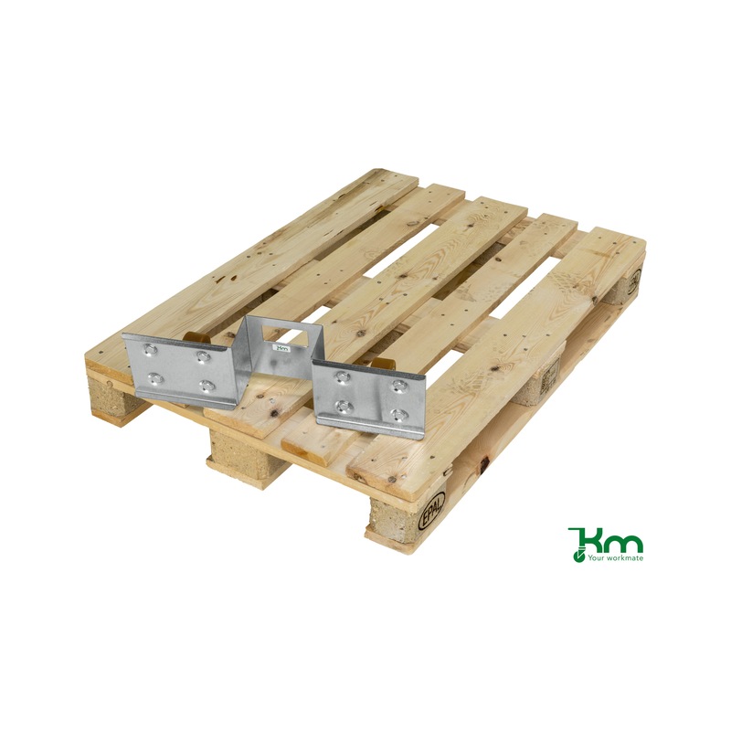 Euro pallet roller KM250 load capacity 2,000 kg - Euro pallet roller KM250