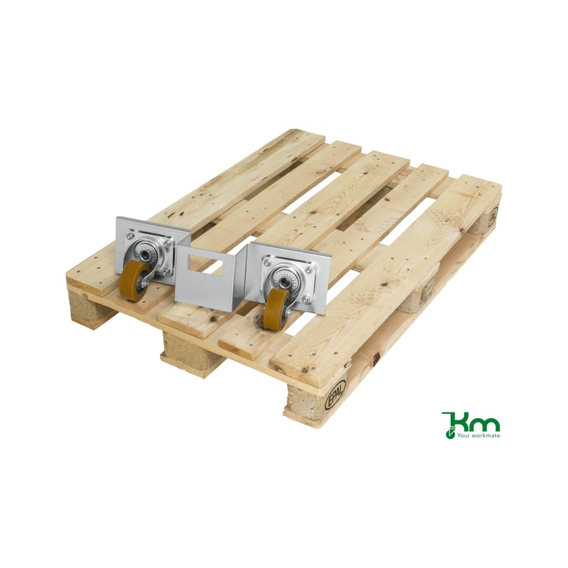 Euro pallet roller KM250 load capacity 2,000 kg - Euro pallet roller KM250