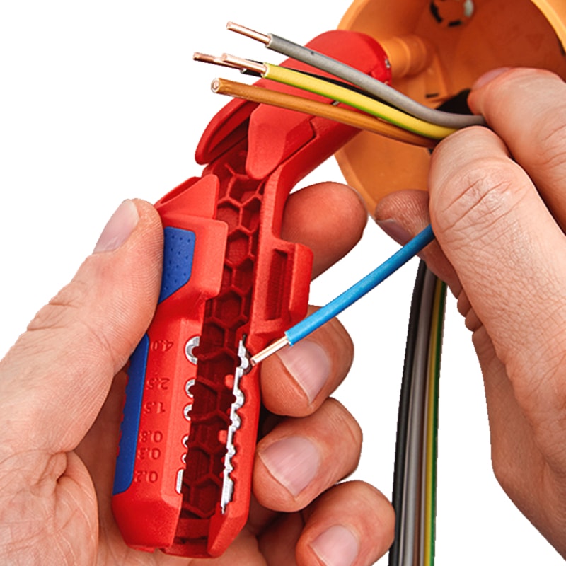 Dénudeur universel ErgoStrip KNIPEX 135 mm - Dénudeur universel ErgoStrip