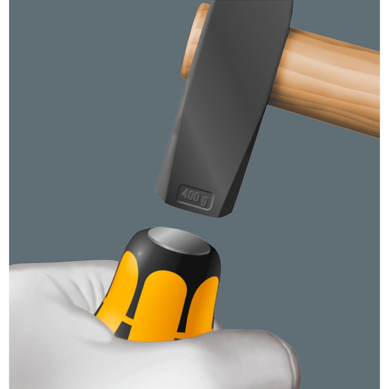 WERA Slotted screwdriver with striking cap from 4.5 mm - 2 WERA Slotted screwdriver with striking cap from 4.5 mm - 2