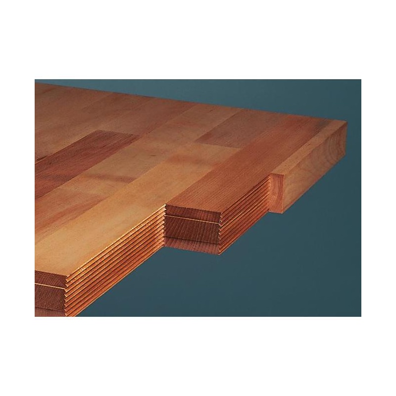 ANKE workbench top panel made from solid beech 1,270 x 700 x 50 mm - Workbench top panel, 50 mm thick