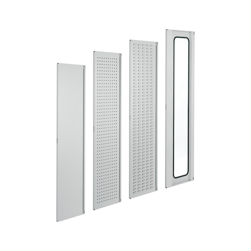 Armoire ch. lourdes mod. 53 portes fen. d'obs. 1 950x1 000x600 mm RAL 7035/5010 - Armoires pour charges lourdes avec séparateur central