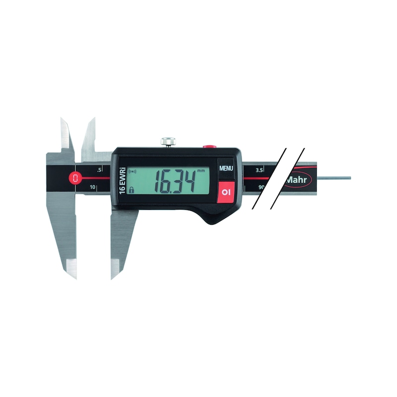 Rectangular Depth Scale MAHR 16 EWRi digital callipers IP67 200 mm MarConnect rectangular depth ...