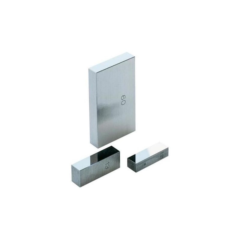 DAkkS calibration for parallel gauge block 0.5-100 mm, option 2 - Calibration group AF: individual parallel gauge blocks