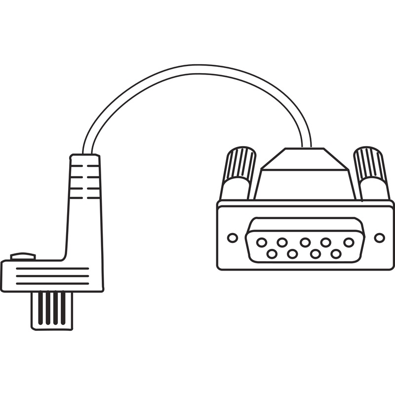 Câble de raccordement multiCOM avec interface RS232, longueur de câble 2 m - Câble de raccordement
