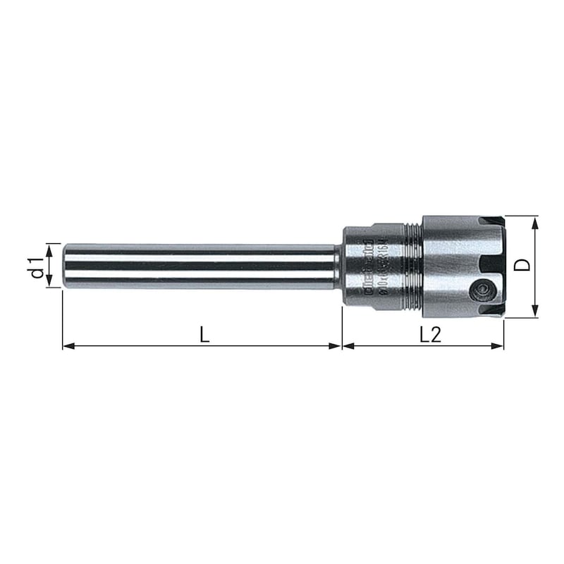 DIEBOLD chuck extension ER 16-10 x 60 mm Mini - Collet chuck extension