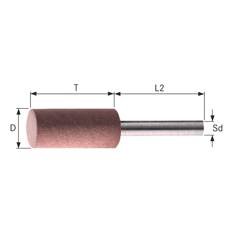 PFERD Meules cyl. Poliflex, 10x10