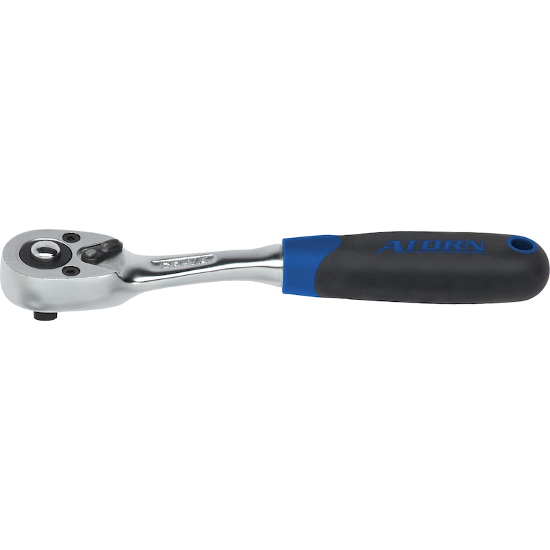 ATORN 1/4 inch lever reversible ratchet 150 mm with 2-component handle
