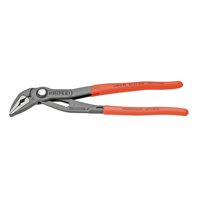 KNIPEX water pump pliers Cobra extra slim 250&nbsp;mm polished head plastic handle
