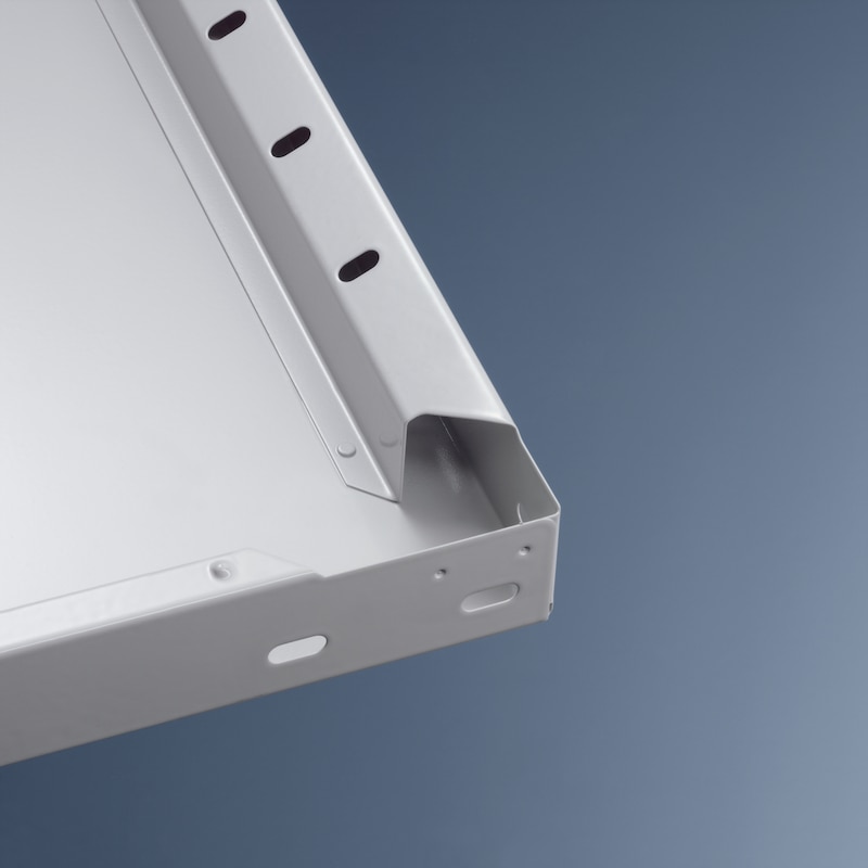 Etag. tab. supp. zing. META CLIP 230 ray. auto. 1 000x500 mm, accessoire fixat. - Etagère supplémentaire pour rayonnage automontable, capacité de charge 230 kg