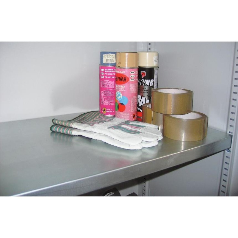 Shelf, galvanised for cabinet width 1000 mm cabinet depth 500 mm - Shelf, width 1000 mm