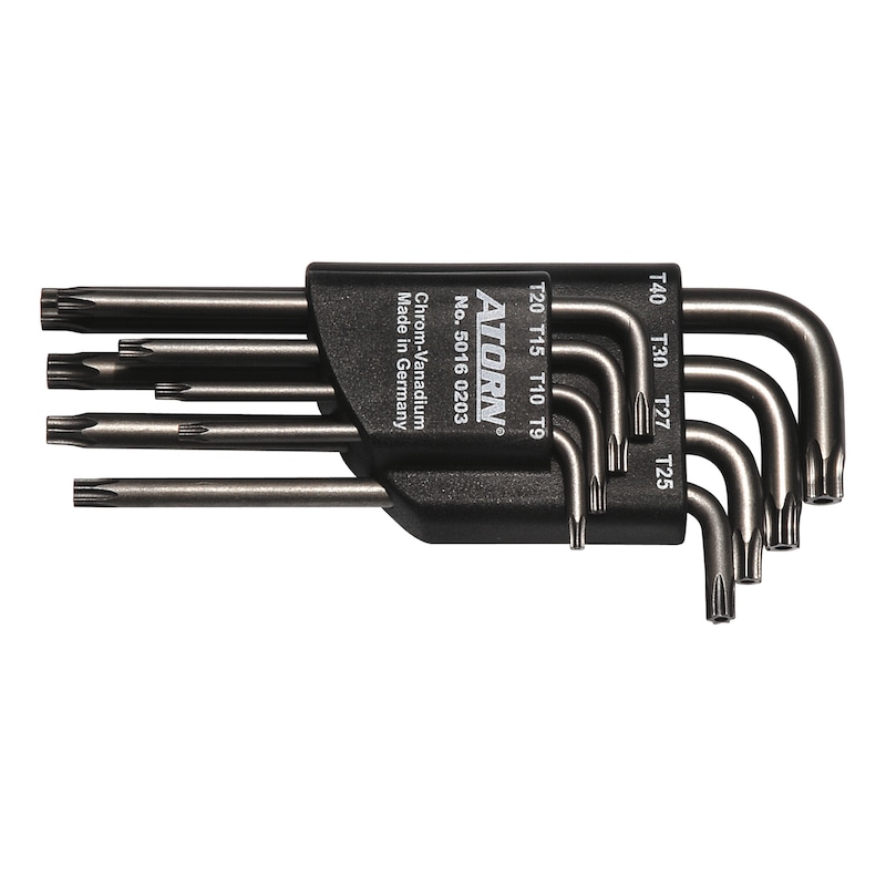 ATORN Jeu de tournevis coudés TX- IP, 8 pièces ATORN Jeu de tournevis coudés TX- IP, 8 pièces