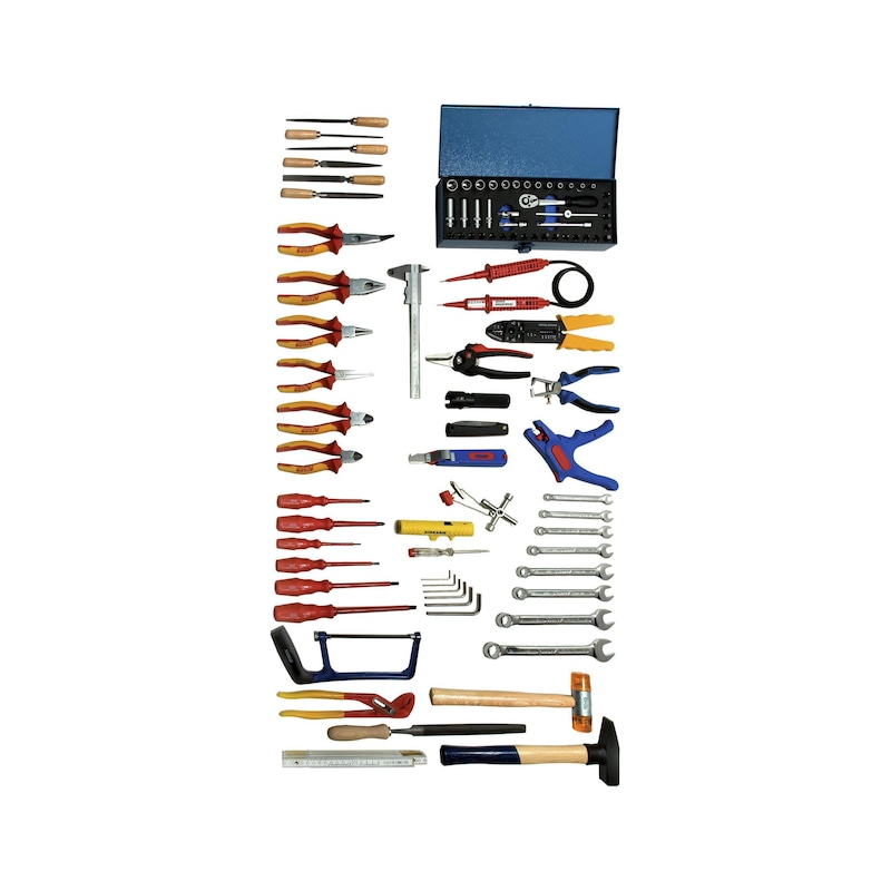 Tool set 92 pieces for industrial electronic engineers - Tool assortment