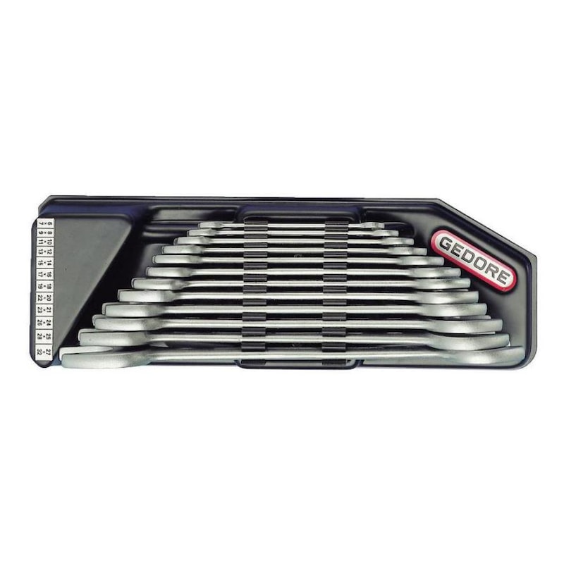 GEDORE Holder for 12 piece double open-end wrench sets GEDORE Holder for 12 piece double open-end wrench sets